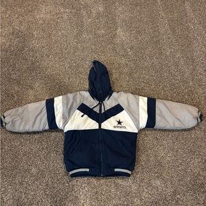 Vintage 90s NFL Men's Medium Puffer Jacket - Dallas Cowboys